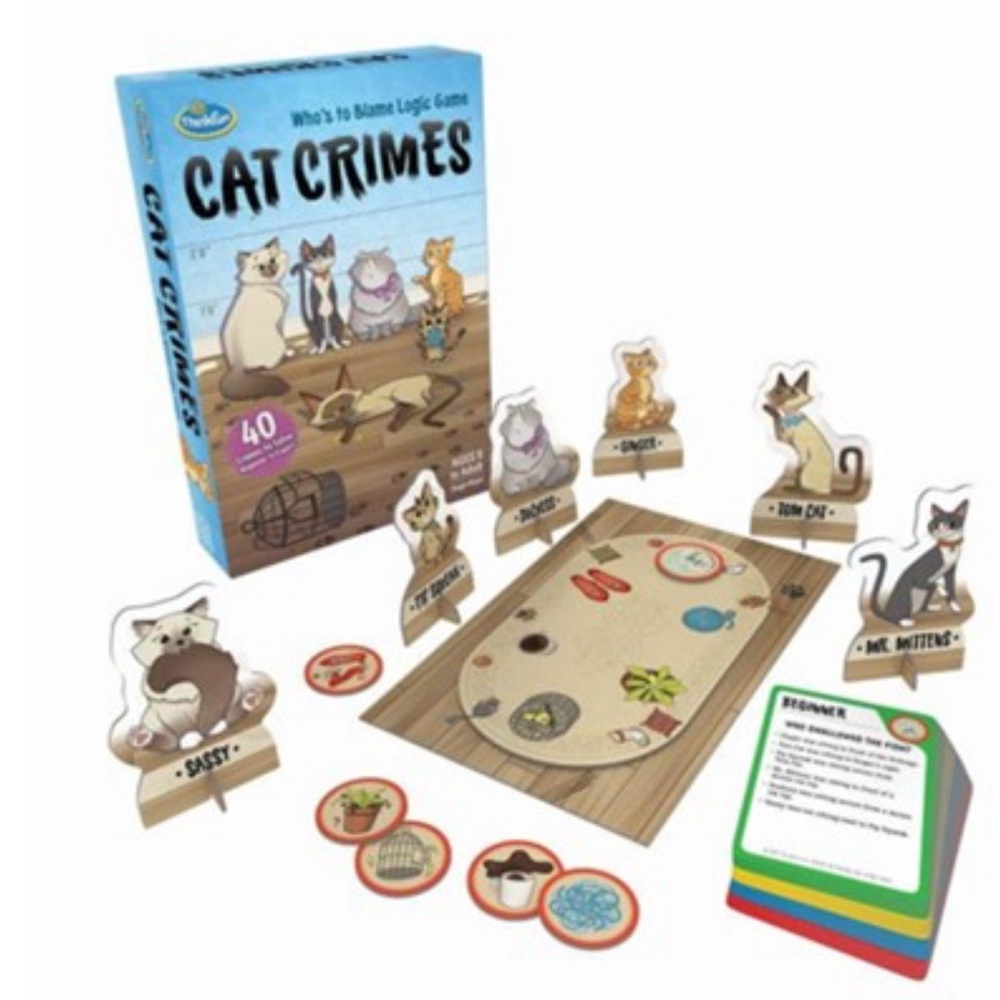 Cat CrimesWho’s to Blame Logic Game by Thinkfun